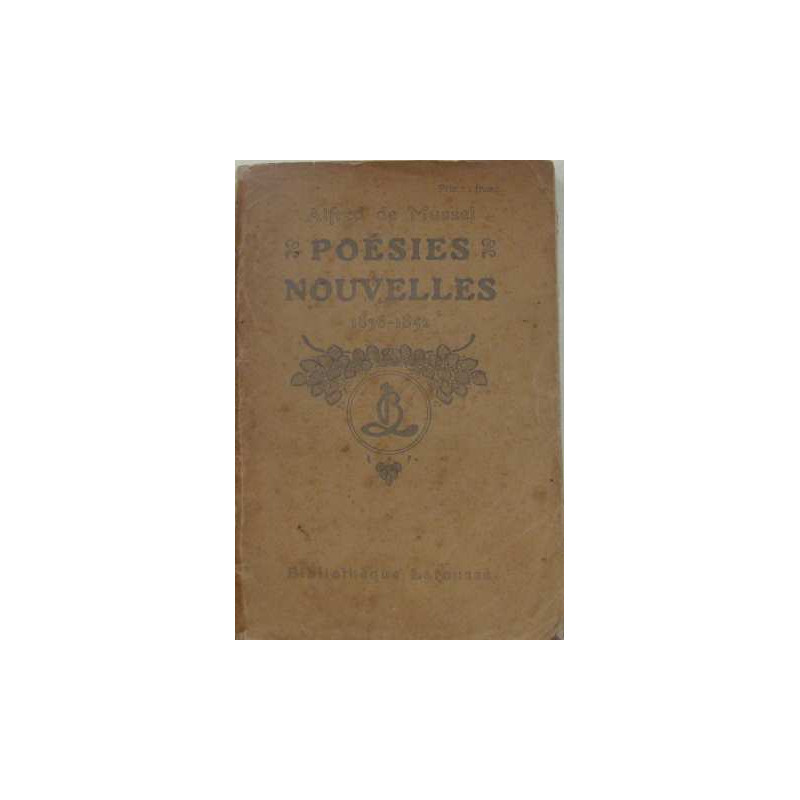 Poésies nouvelles 1836-1852