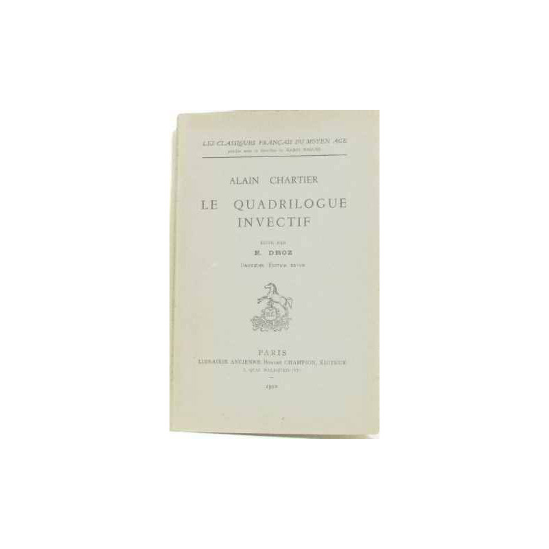 Le quadrilogue invectif