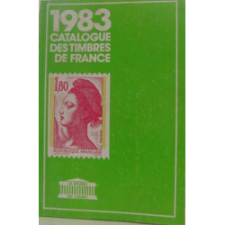 1983 catalogue des timbres de france