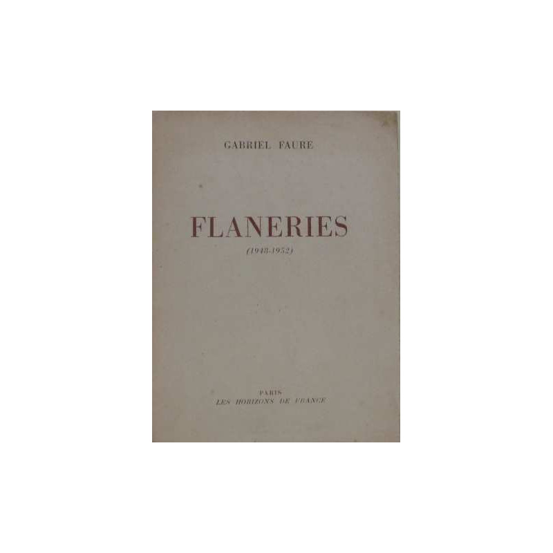 Flaneries