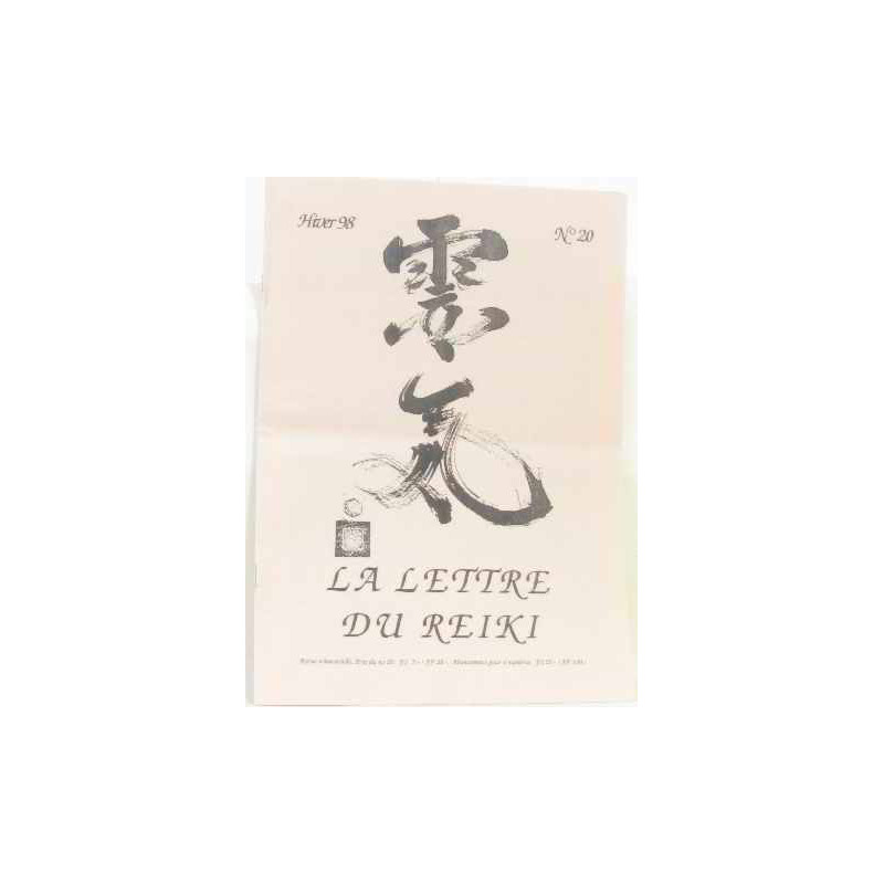 Revue trimestrielle La lettre du reiki n°20