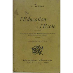 De l'éducation à l'ecole (quinzième édition)