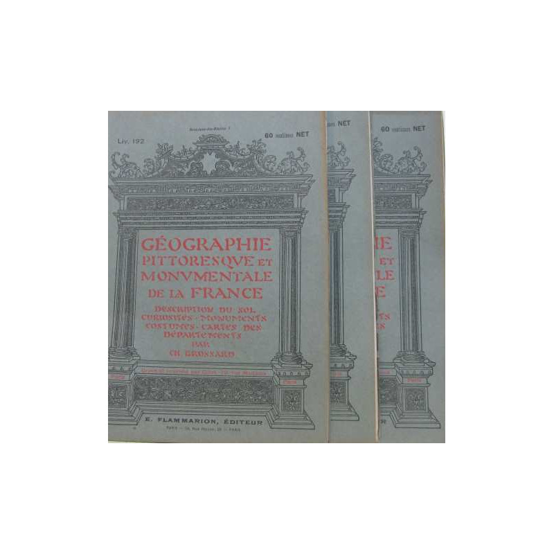 Géographie pittoresque et monumentale de la france fascicules...