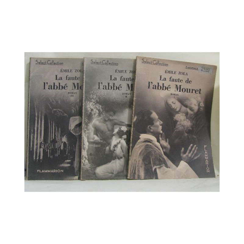 La faute e l'abbé mouret (3 vols)