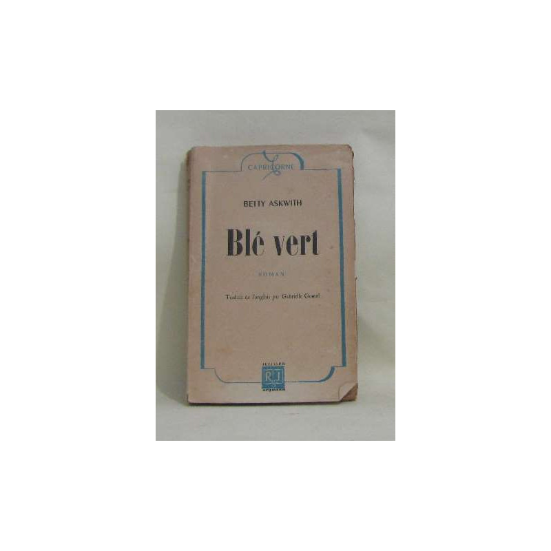 Blé vert