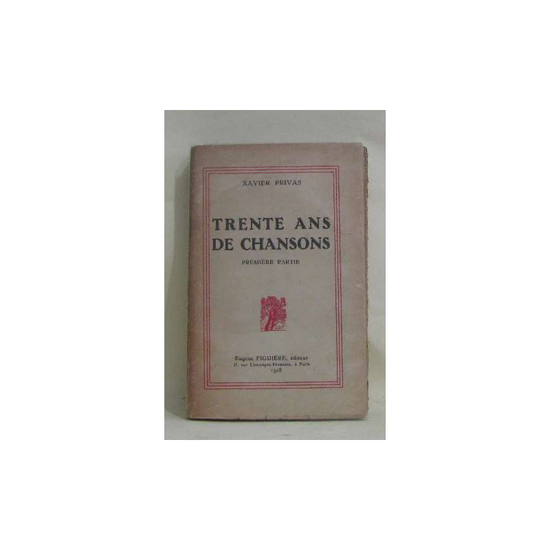 Trente ans de chansons