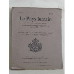Le pays lorrain n°6 juin 1938