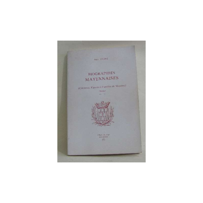 Biographies mayennaises