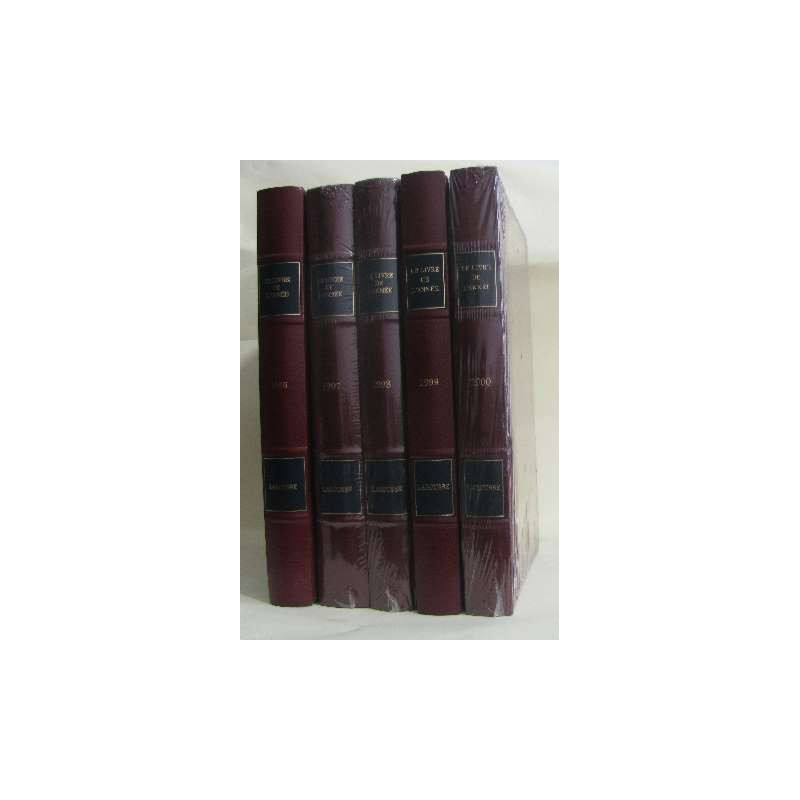 Le livre de l'année (5 vols) de 1996 à 2000