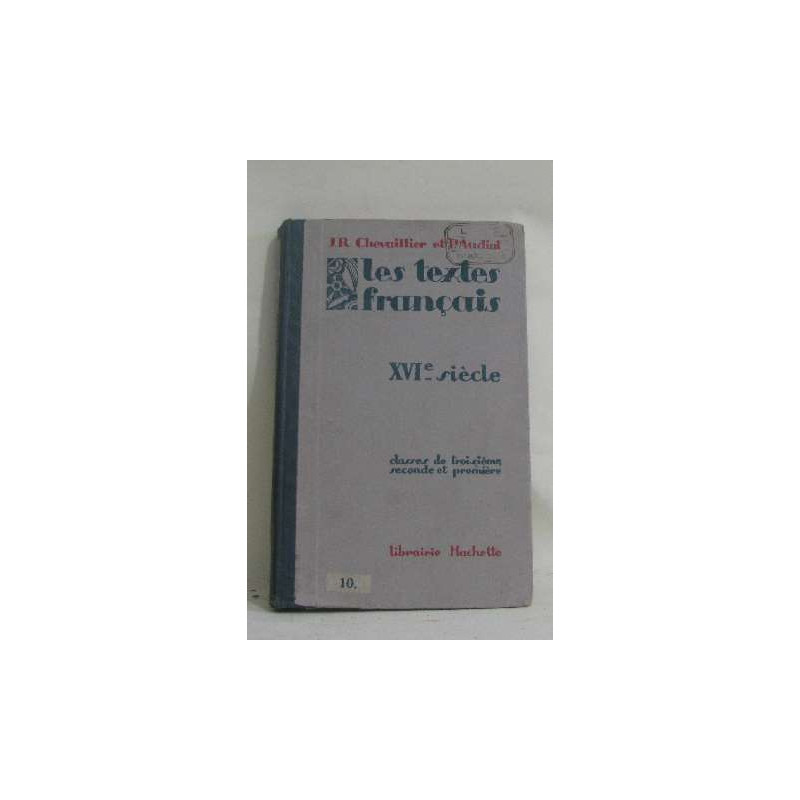 Les textes français XVIe siècle classes de troisième seconde et...