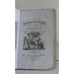 Fables choisies de l'abbé aubert et de lamothe houdart