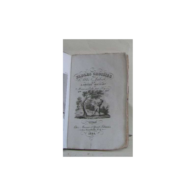 Fables choisies de l'abbé aubert et de lamothe houdart