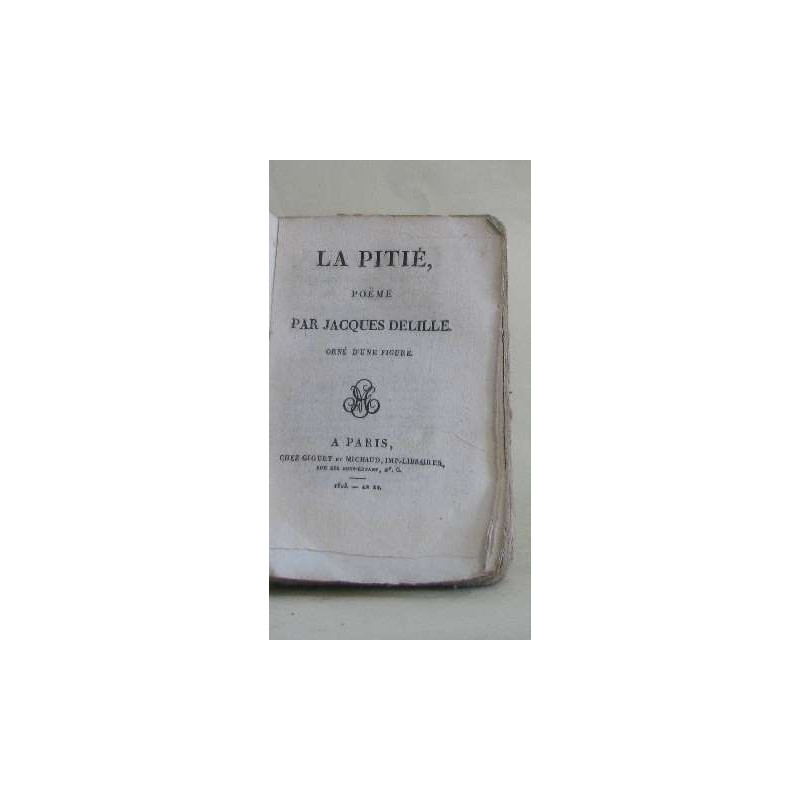 La pitié poeme