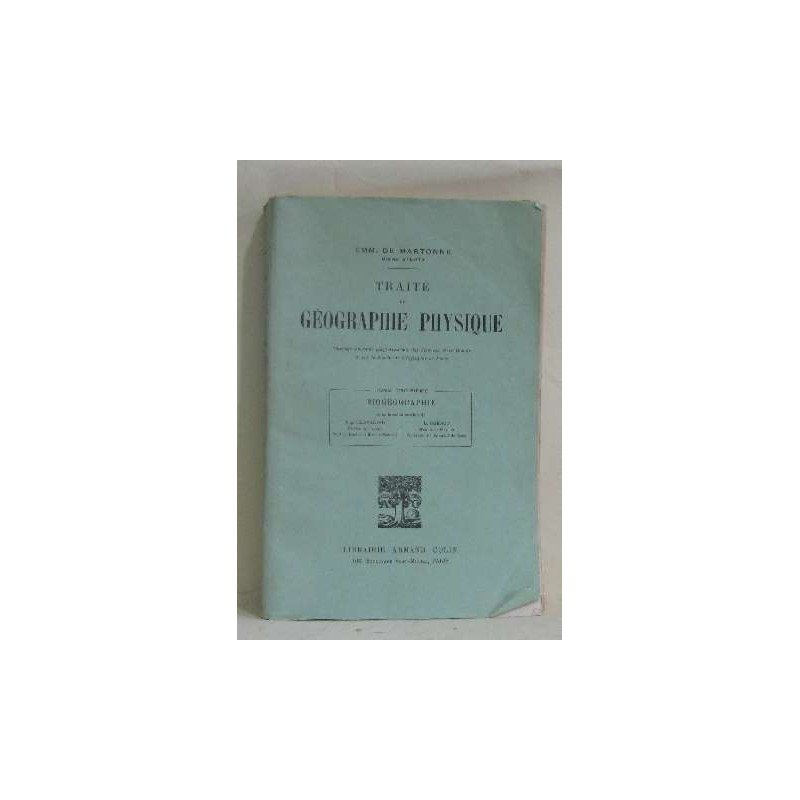 Traité de géographie physique tome troisième
