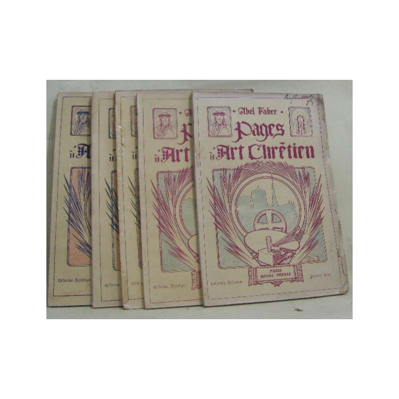 Pages d'art chrétien (5 vols)