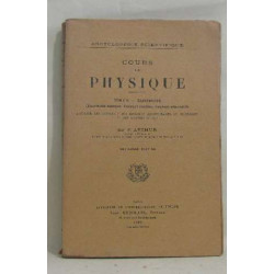 Cours de physique tome II. électricité