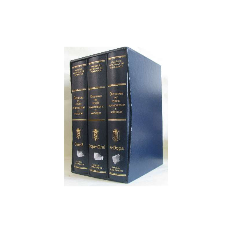 Dictionnaire des sciences pharmaceutiques et biologiques (3 vols)