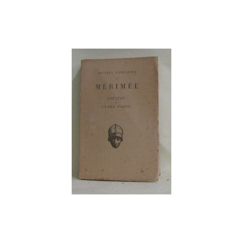 Oeuvres complètes théatre de clara gazul