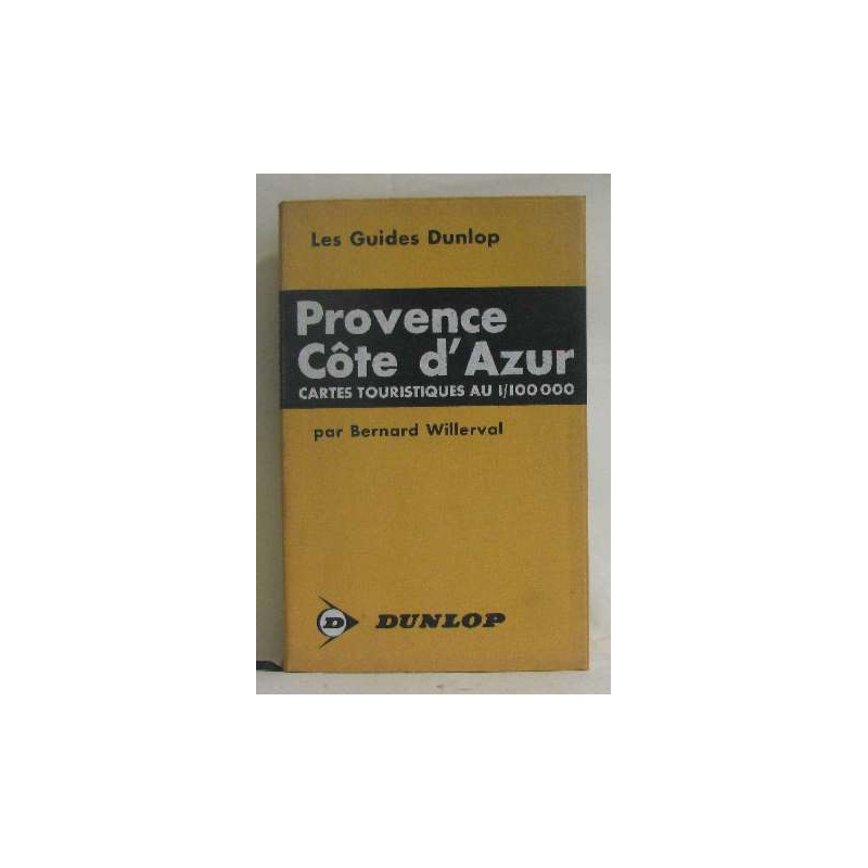 Provence côte d'azur cartes touristiques au 1/100000