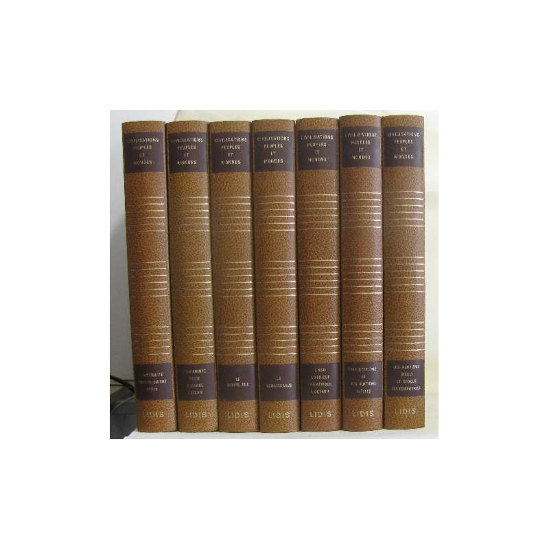 Civilisations peuples et mondes (7 vols - complet)