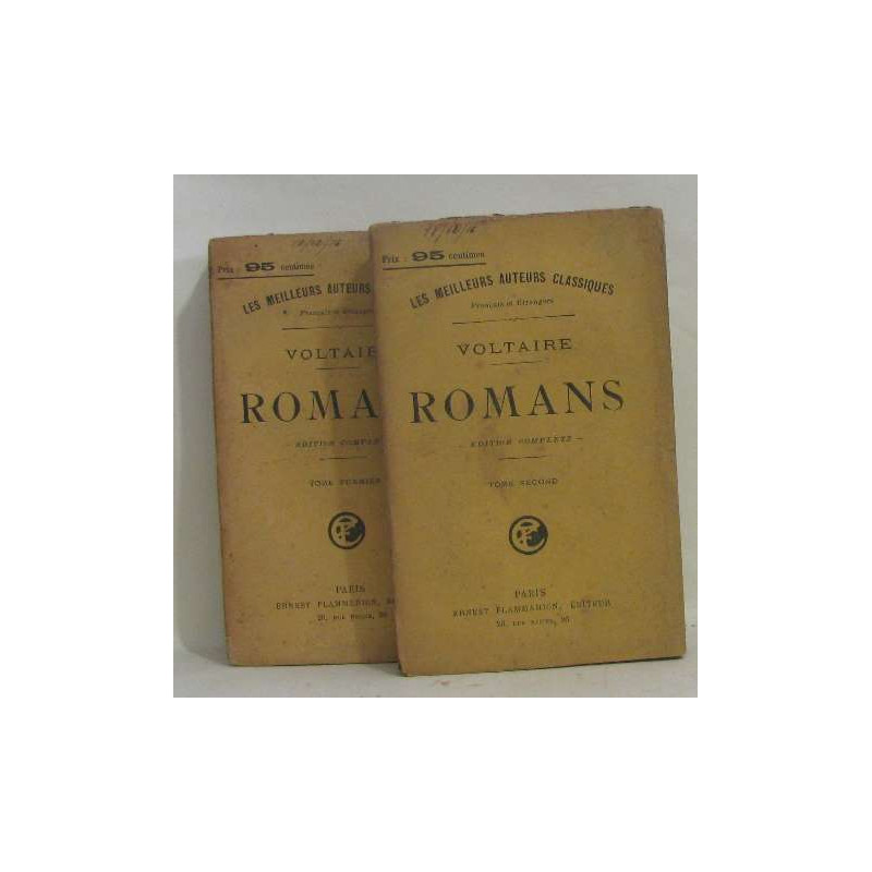 Romans tome I et II