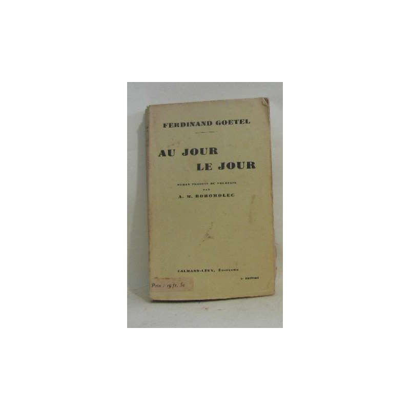 Au jour le jour