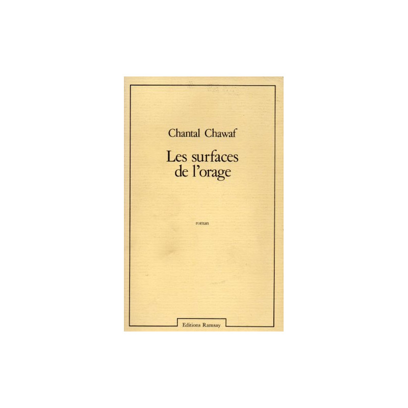 Les surfaces de l'orage