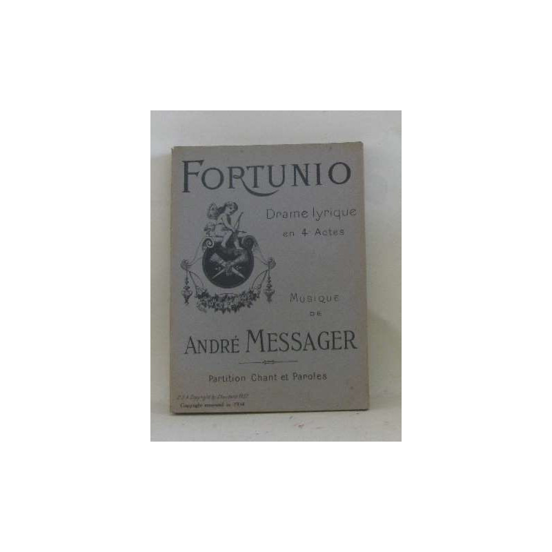 Fortunio drame lyrique en 4 actes