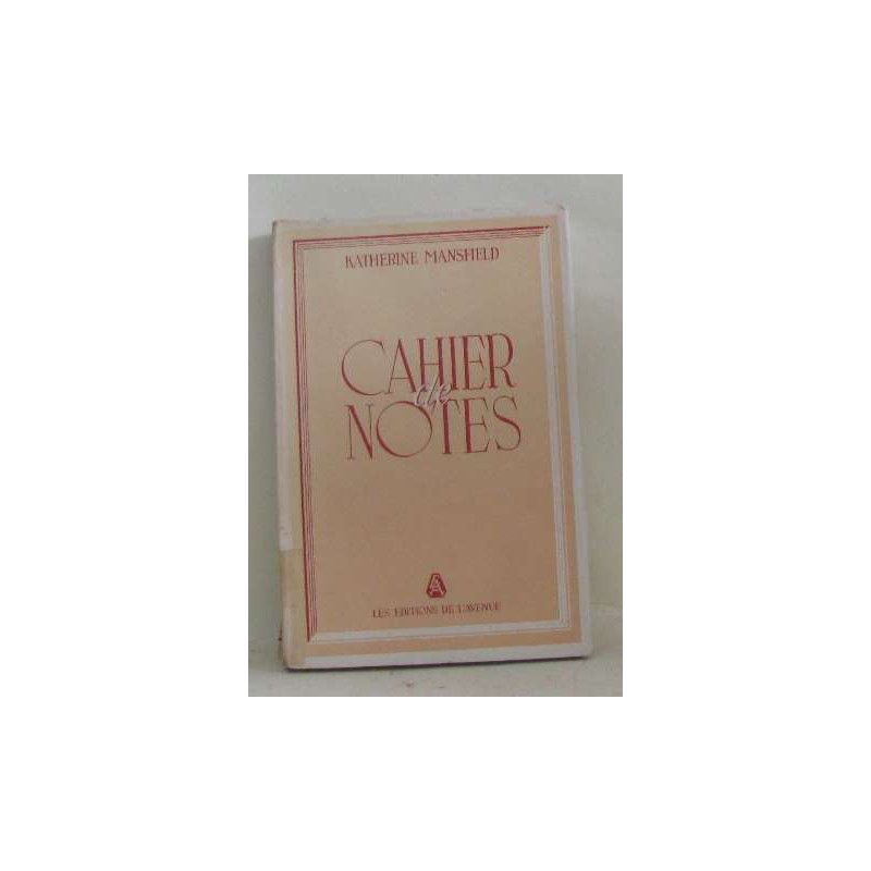 Cahier de notes