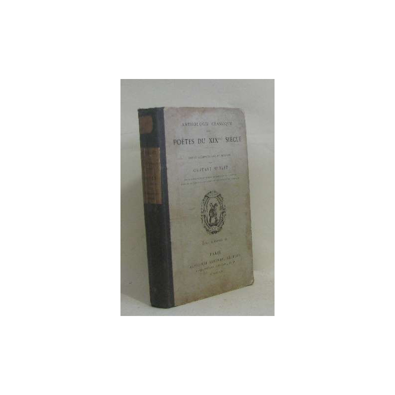 Anthologie classique des poètes du XIXe siècle