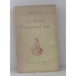 La prose d'aujourd'hui