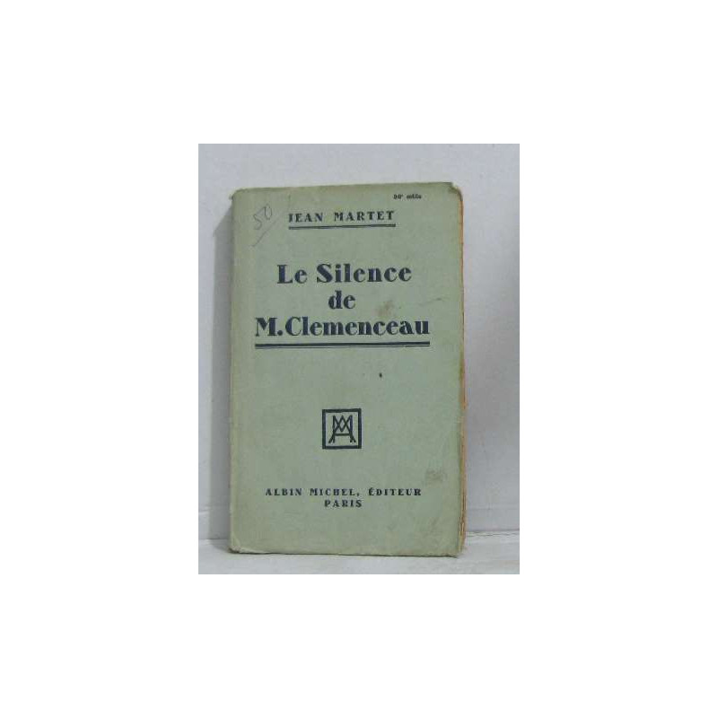 Le silence de m.clemenceau