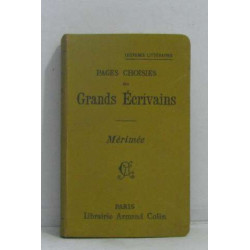 Pages choisies des grands écrivains - mérimée