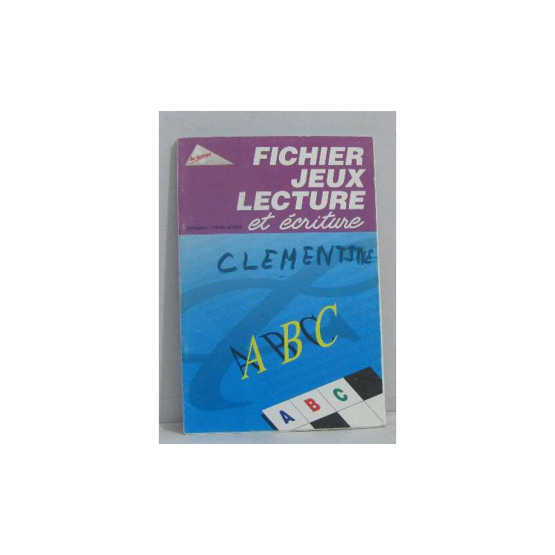 Fichier jeux lecture et écriture