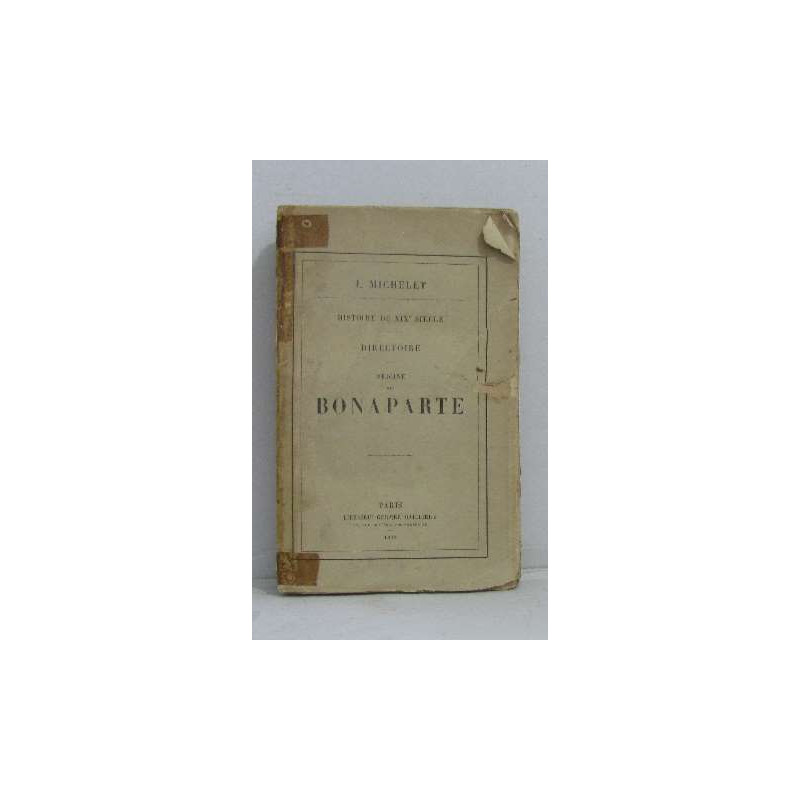 Histoire du xixe siècle - directoire origine des bonaparte