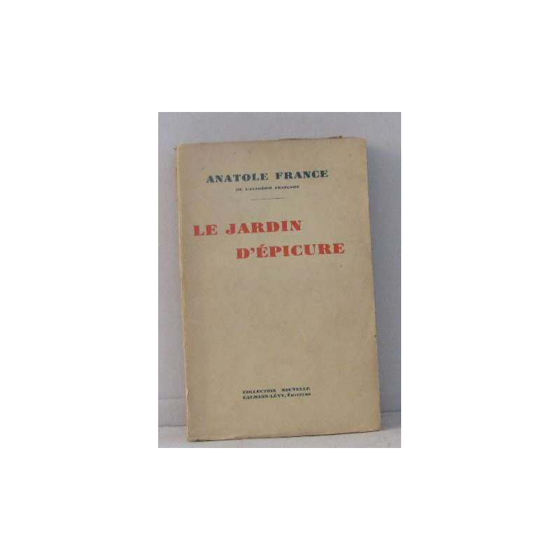 Le jardin d'épicure