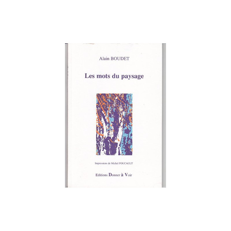 Les mots du paysage