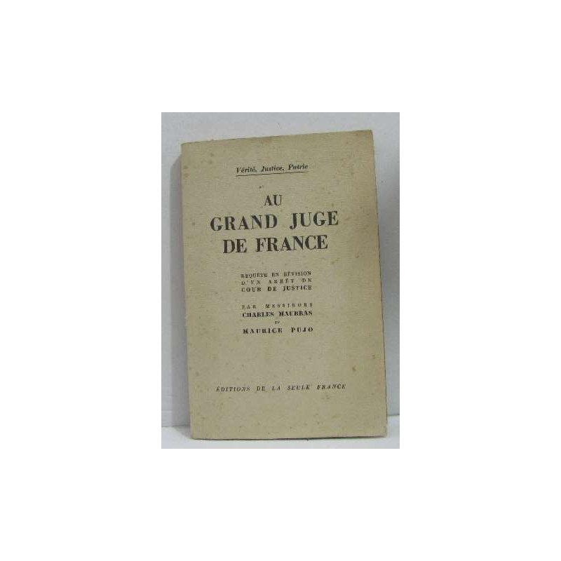Au grand juge de france