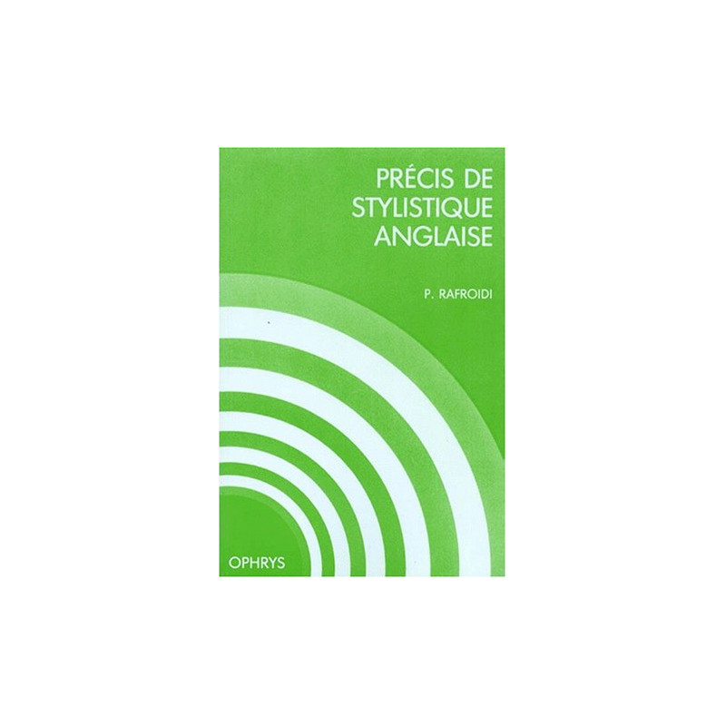 Précis de stylistique anglaise