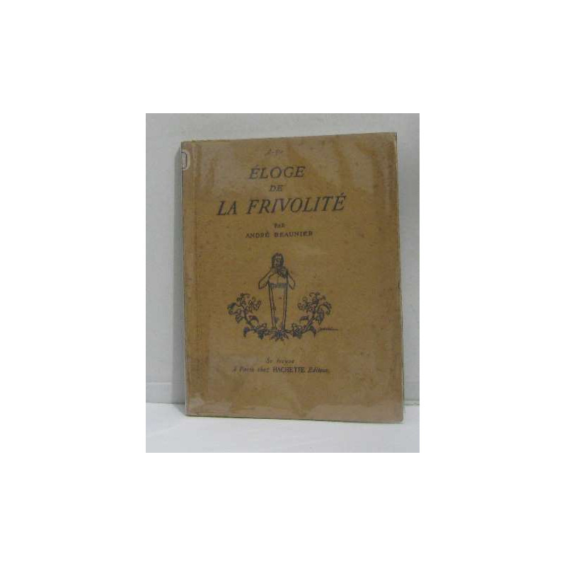Éloge de la frivolité