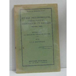 Études philosophiques théologiques historiques et sociales...