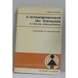 L'enseignement du français à l'école élémentaire