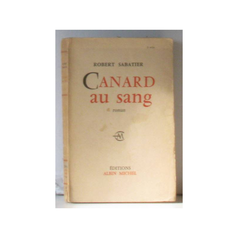 Canard au sang