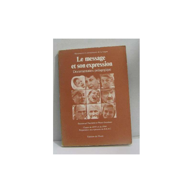 Message expression maitre