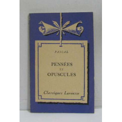 Pensées et opuscules