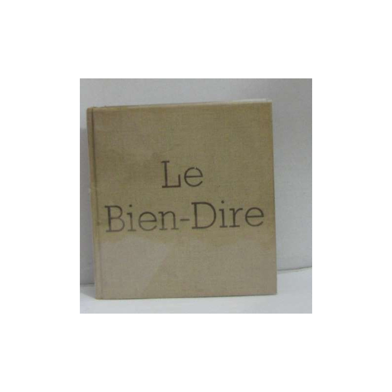 Le bien-dire