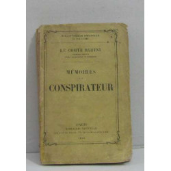Mémoires d'un conspirateur