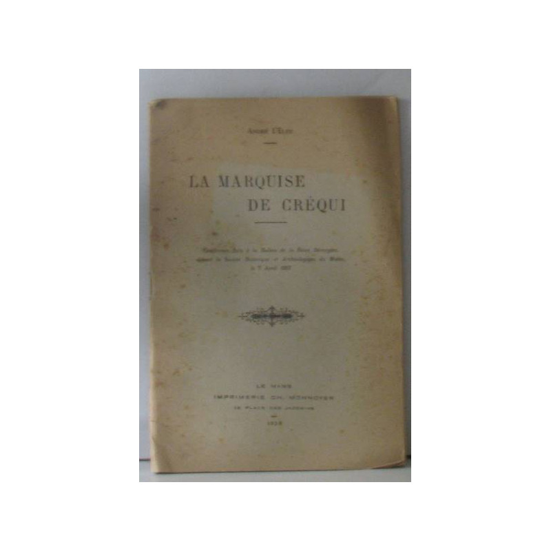 La marquise de créqui