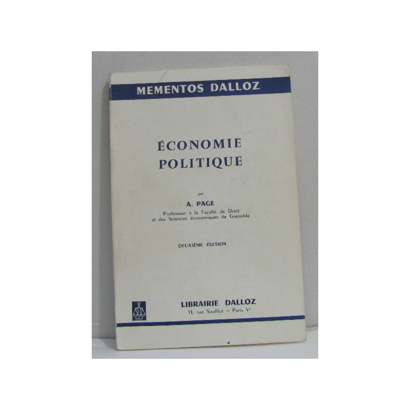 Économie politique