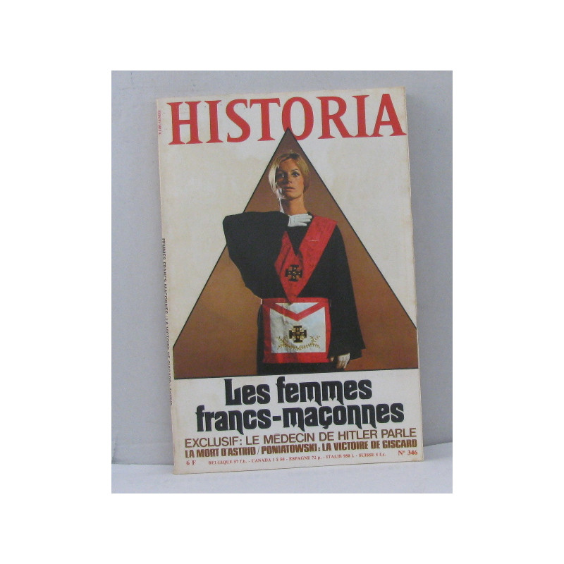 Historia n°346 les femmes francs-maçonnes